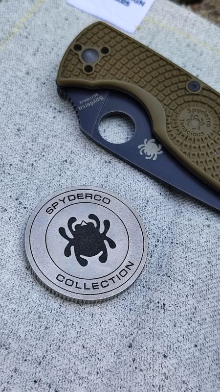Edc coin монета spyderco