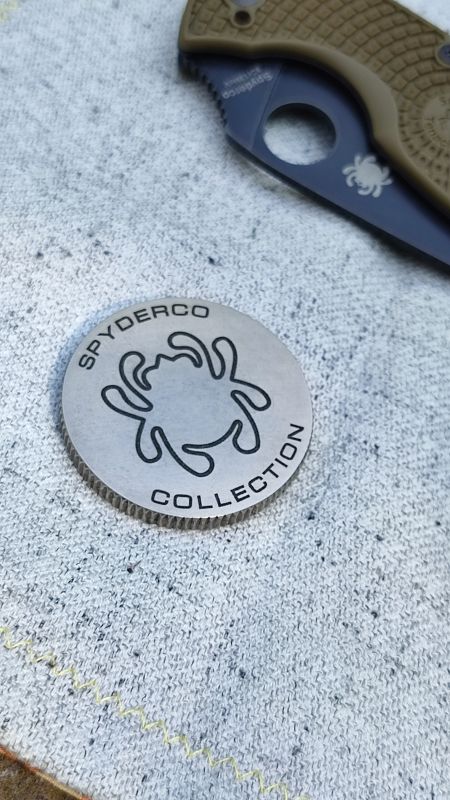 Edc coin монета spyderco