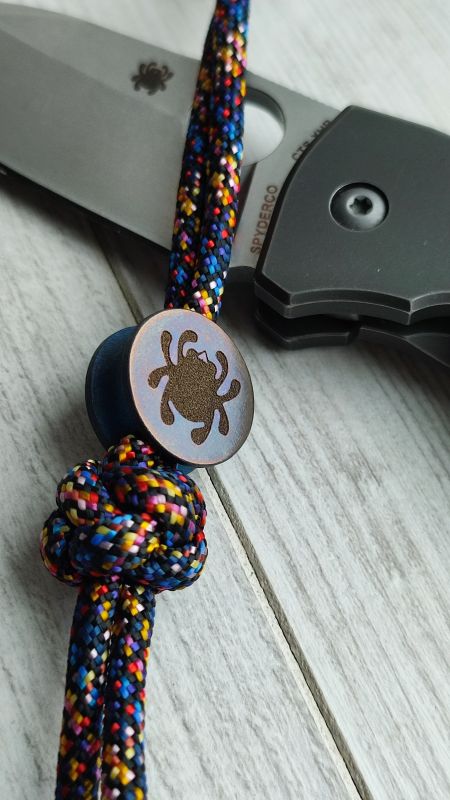 Намистина на темляк spyderco титан 11