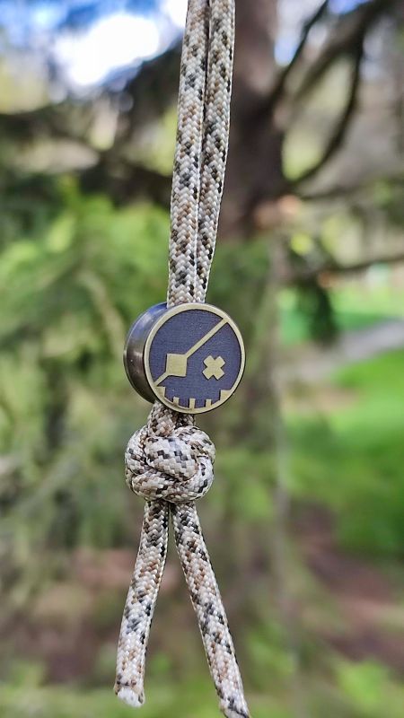 Намистина на темляк ,,Black Pirate Silver,,