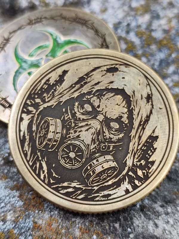 Монета - коін ,, Biohazard,,2