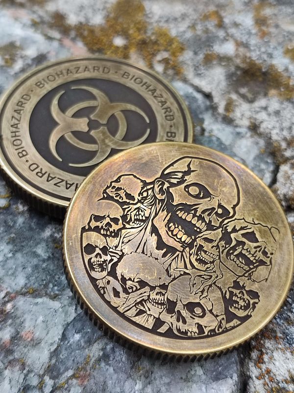 Монета - коін ,, Biohazard,,1